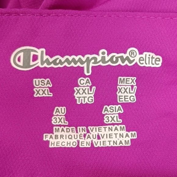 Pink Orange Champion Elite Track Jacket XXL Zip Up Lightweight - Picture 5 of 7